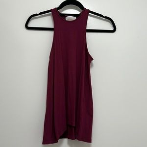 Fighting Eel (Ava Sky) wine racerback tank.